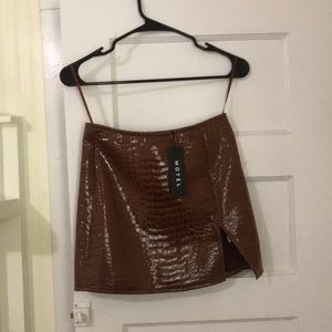Motel leather skirt never worn - tags attached